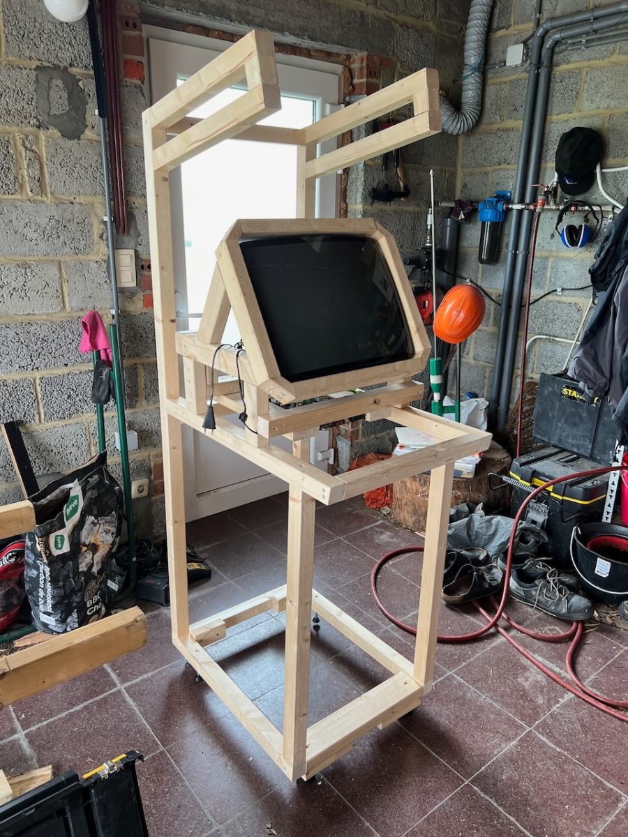 Construction de la borne d'arcade