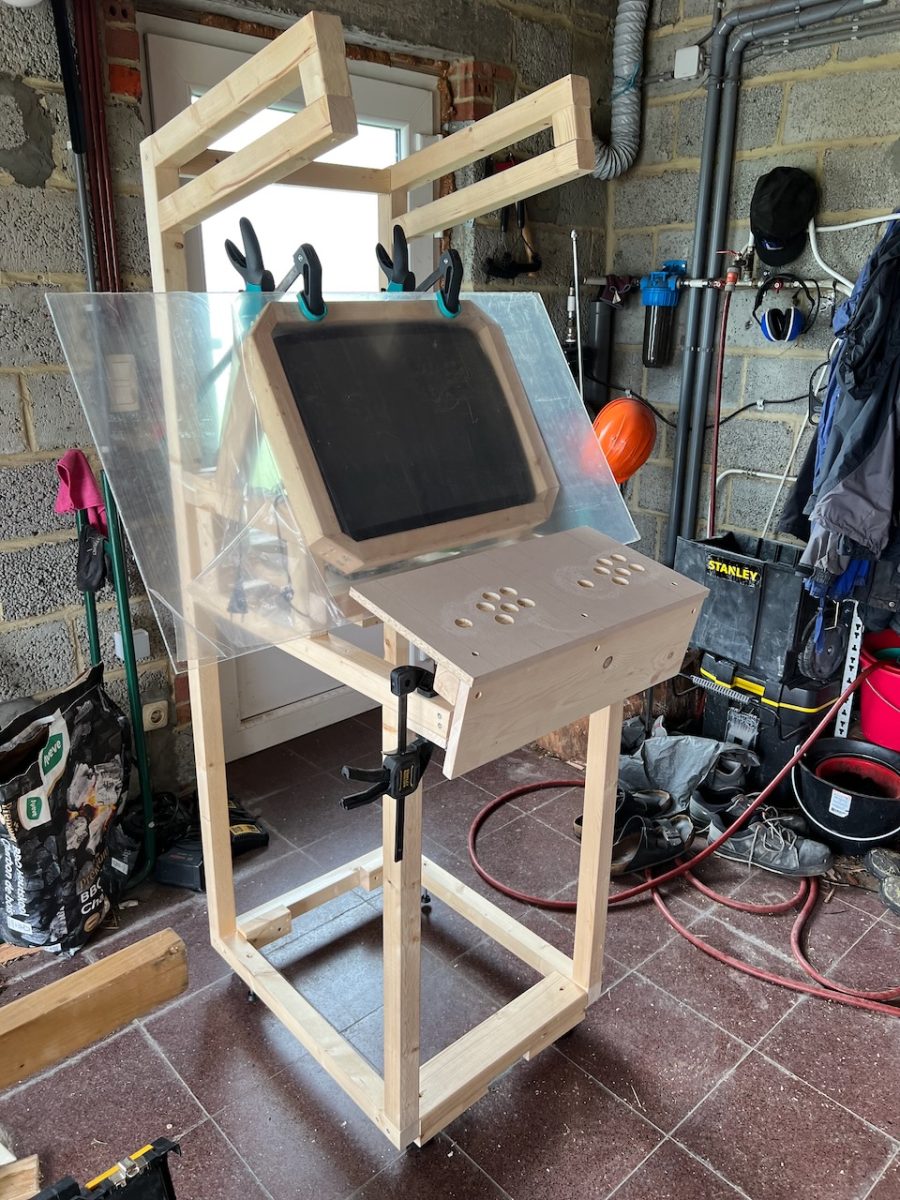 Construction de la borne d'arcade