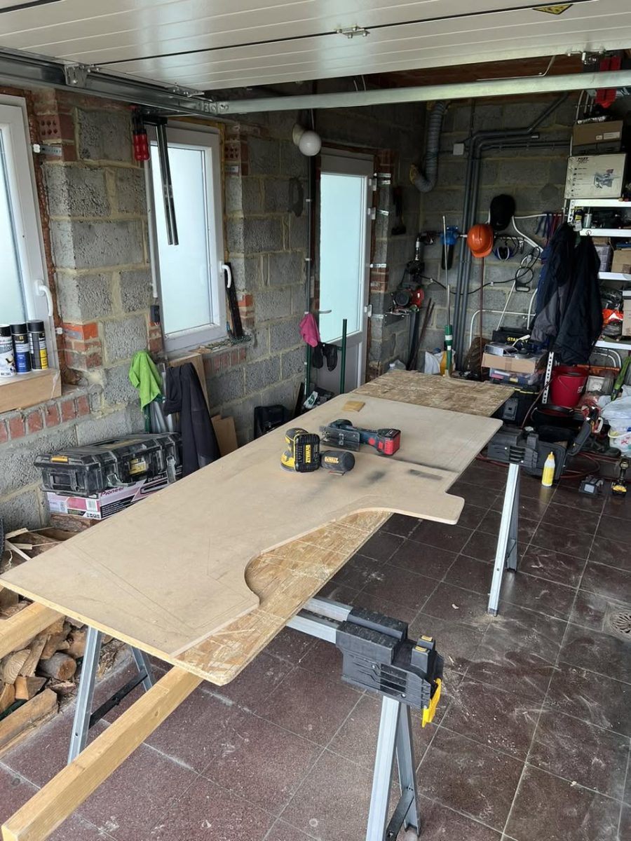 Construction de la borne d'arcade
