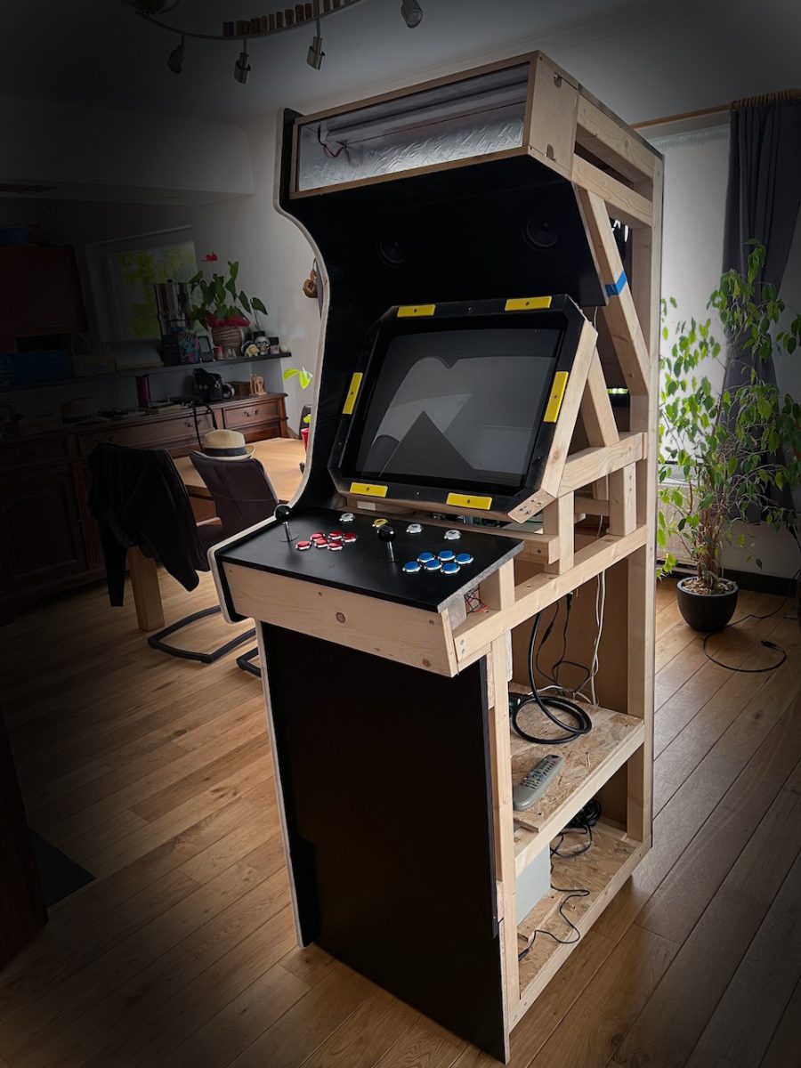 Construction de la borne d'arcade