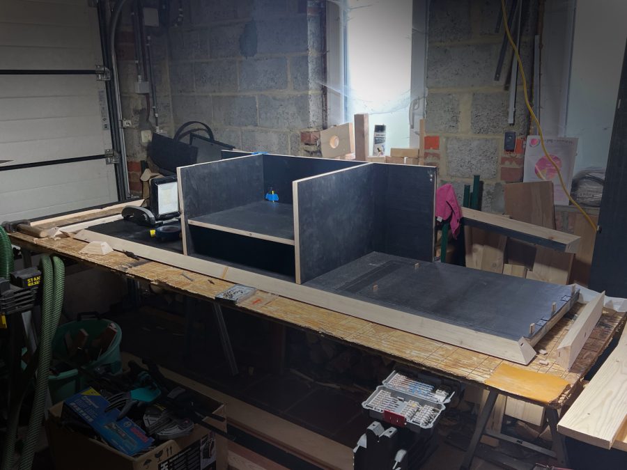 Construction meuble TV