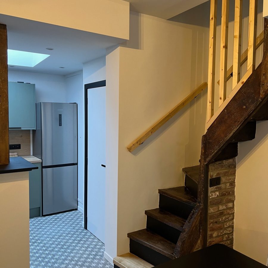 Rénovation rez-de-chaussée, Mons, après travaux