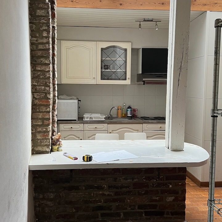 Rénovation rez-de-chaussée, Mons, avant travaux
