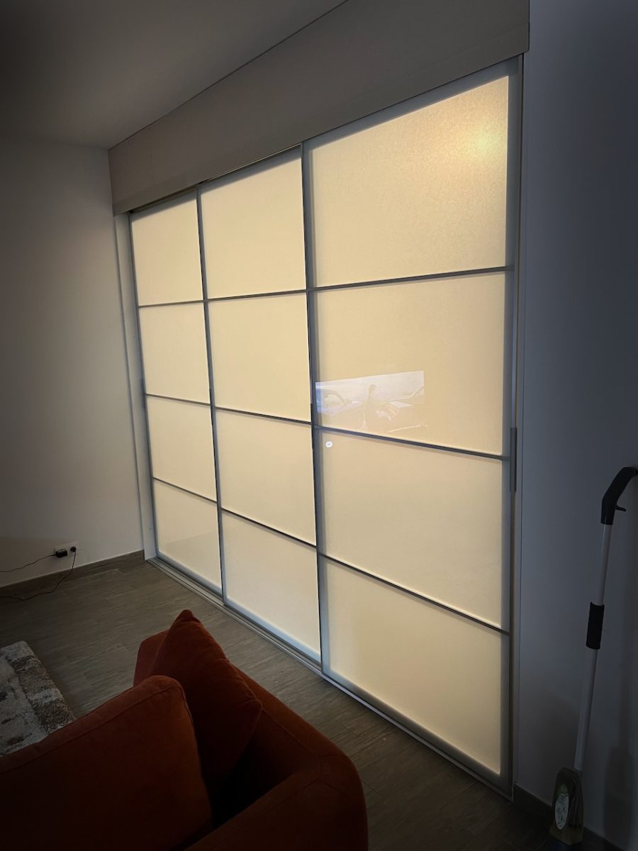 Séparation de pièce dans un studio