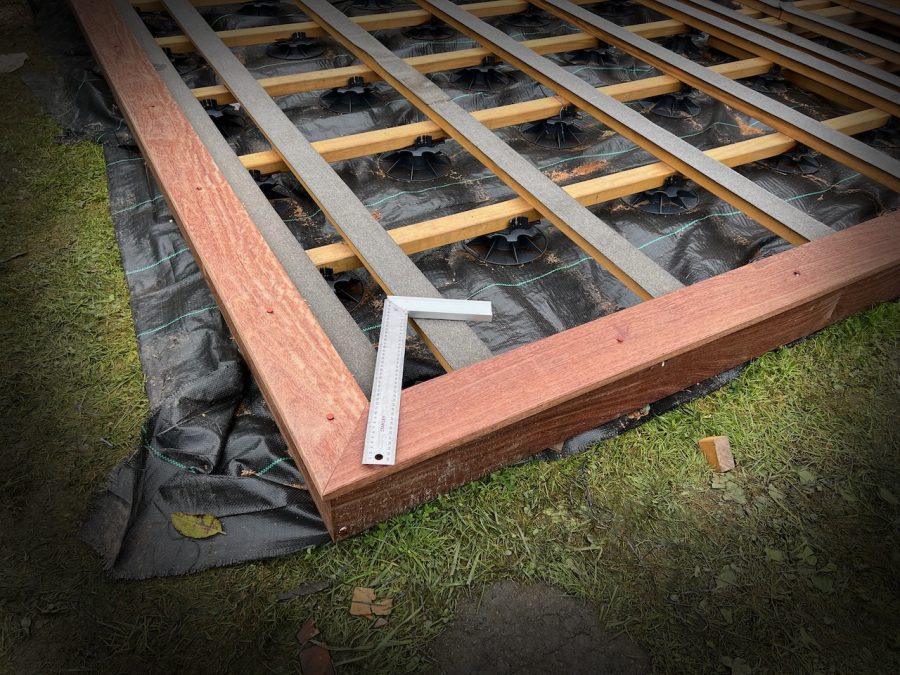 Terrasse en bois de 35 m²