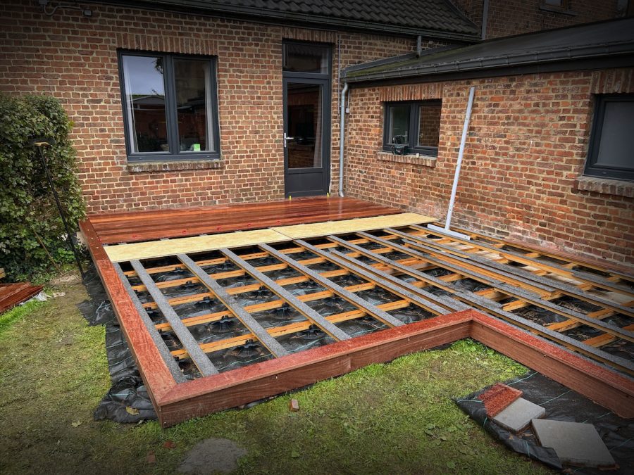 Terrasse en bois de 35 m²