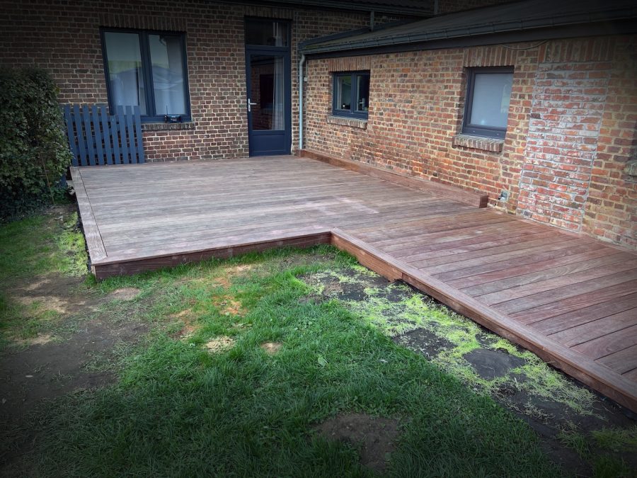 Terrasse en bois de 35 m²