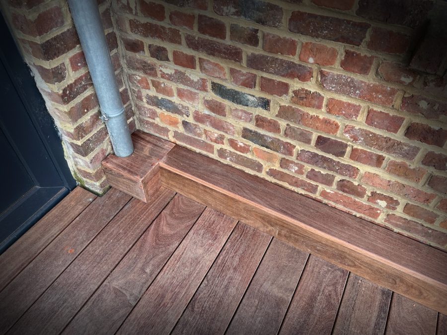 Terrasse en bois de 35 m²