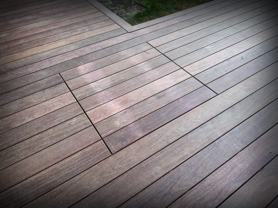Terrasse en bois de 35 m²